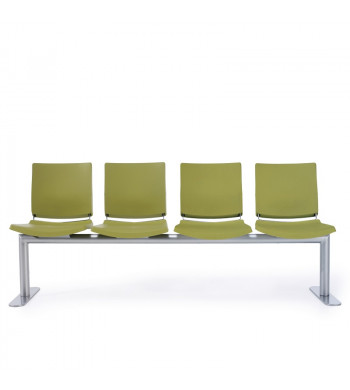 ATENEA BANCADA PLASTICA 2 PLAZAS +MESA