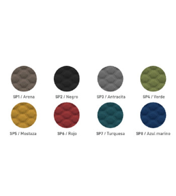 EQUIS TAPIZADA ESTRUCTURA BLANCA