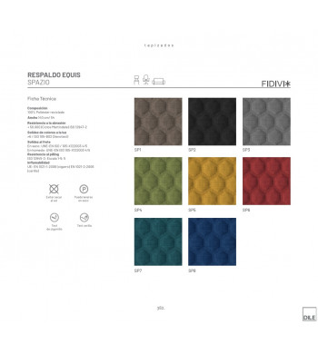 EQUIS TAPIZADA ESTRUCTURA BLANCA