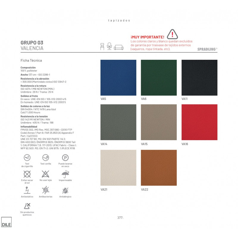 COLORES TAPIZADO GRUPO 03