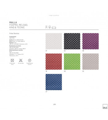 TECNIC BANCADA MALLA 2 PLAZAS